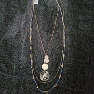 Lucky Brand 3 Teir Necklace